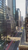 New York high angle street view of Manhatten